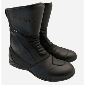 Tourmaster Motorcycle Boots Mens Size 12 Black Waterproof Touring Riding
